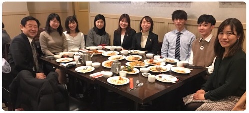 NYソフィア会が国連研修学生の歓迎会を開催