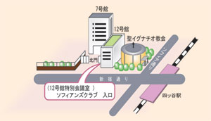 ソフィアンズクラブの地図