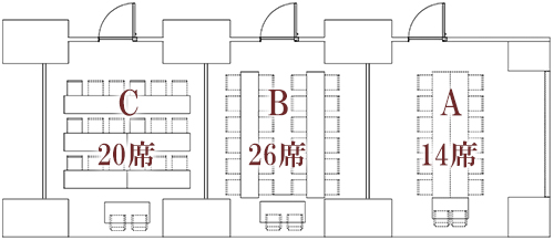 さまざまに変化する会議室 レイアウト次第で多様なニーズに対応します お知らせ ニュース 上智大学ソフィア会