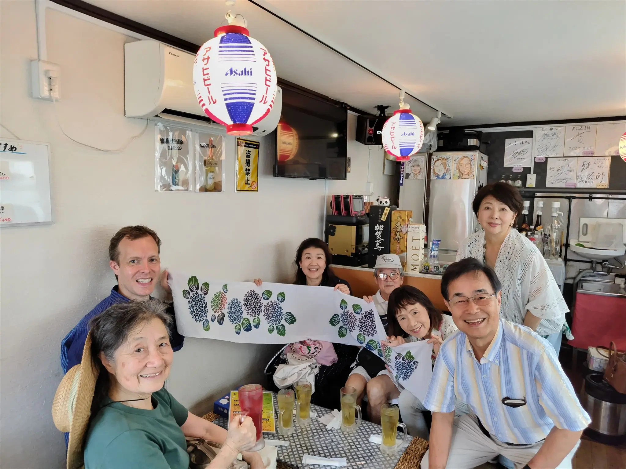東京下町ソフィア会6月イベント・
～手拭い染め体験と立石散策・懇親会～